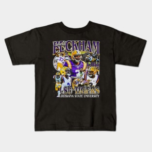 Odell Beckham Jr. College Vintage Bootleg Kids T-Shirt